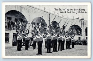 Fort Henry Ontario Canada Postcard Feu De Joie By Fort Henry Guard c1940's