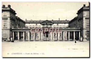Old Postcard Compiegne Facade Du Chateau