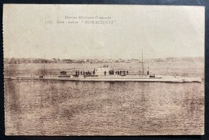 Mint WW 1 France Navy U Boat Submarine Romazzotti Real picture Postcard 