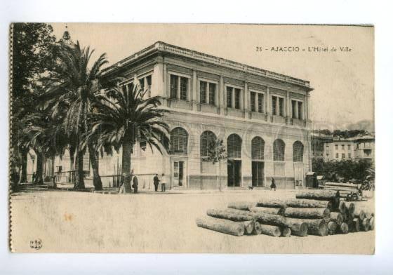 138442 France AJACCIO HOTEL de Ville Vintage postcard