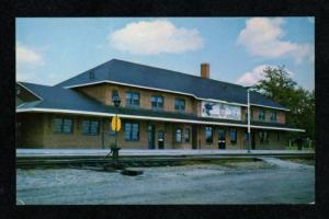 ON Cochrane Train Railroad Depot Station RR ONTARIO PC