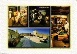 PC CPA U.A.E. DUBAI, SCENES FROM THE DUBAI MUSEUM, REAL PHOTO POSTCARD (b16379)