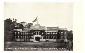 Postcard WV Morgantown - Armory West Virginia University