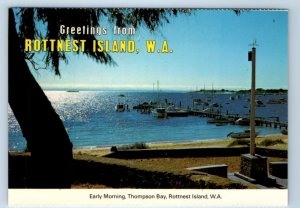 Rottnest Island Thompson Bay Western Australia 4x6 Postcard