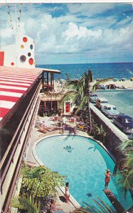 The Jolly Roger Hotel Pool Fort Lauderdale Florida 1959