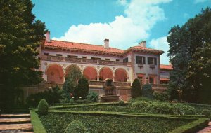 Vintage Postcard Philbrook Art Center Garden House Painting Artifacts Collection