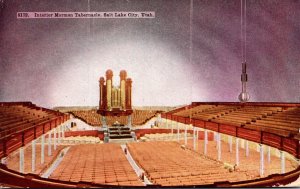 Utah Salt Lake City Mormon Tabernacle Interior