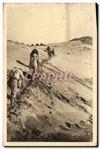 Old Postcard Moulieau Arcachon Sea And Foret At & # 39assaut the Dune du Pyla