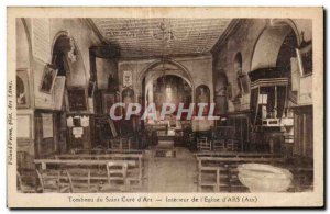 Old Postcard Tomb of the holy Cure of Ars Interior of the Church of Ars (Ain)