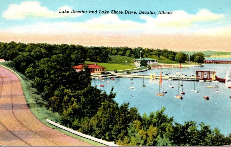 Illinois Decatur Lake Decatur and Lake Shore Drive