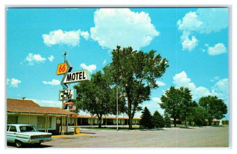 HOLBROOK, Arizona AZ ~ Route 66 Roadside 66 MOTEL ca 1960s  Postcard 