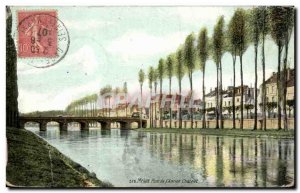 Postcard Melun Old Bridge of Old Chatelet