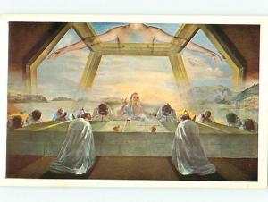 Postcard Sacrament of Last Supper Dali Nat Gallery of Art Washington DC # 318