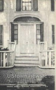 Colonial Doorway - Nantucket, Massachusetts MA  