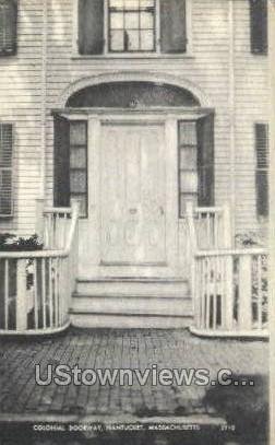 Colonial Doorway - Nantucket, Massachusetts MA