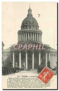 Old Postcard Paris Pantheon