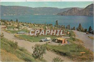 Postcard Modern Penticton BC One of the fine provincial campsites