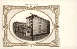 Memphis Tennessee TN Hotel Gayoso #309 Tom Jones Decorative Border Postcard