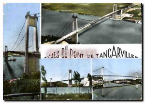 Old Postcard Views of the Tancarville Bridge