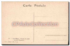 Old Postcard Les Baux path round door Eyguieres