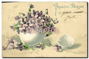 Old Postcard Fantasy Flowers