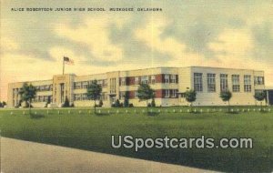 Alice Robertson Junior High School - Muskogee, Oklahoma