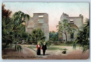1910 Bradentown Florida Tuck Vintage Postcard Old Castle Building No 2613 Posted