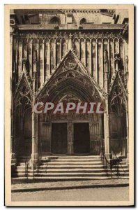 Old Postcard Chaumont Eglise St Jean Baptiste St Jean Portal