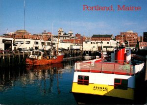 Maine Portland From Boat Dock
