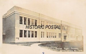 CHILLIWACK BRITISH COLUMBIA CANADA~JUNIOR HIGH SCHOOL~1948 REAL PHOTO POSTCARD