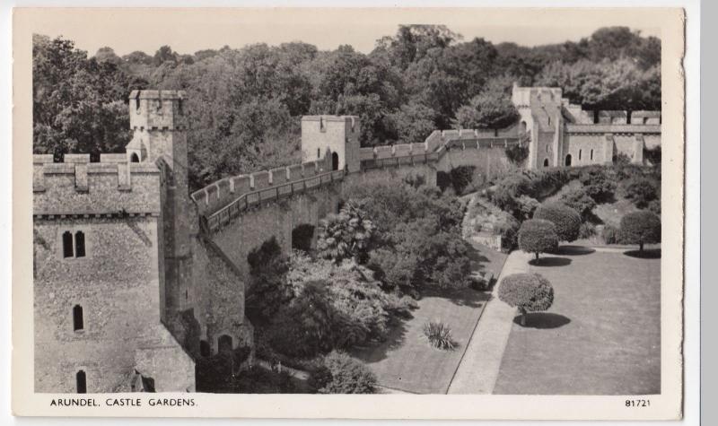 Sussex; Arundel, Castle Gardens RP PPC, Unposted, By Photochrom 