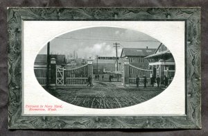 dc927 - BREMERTON Wash c1905-10 Gate to Navy Yard Postcard