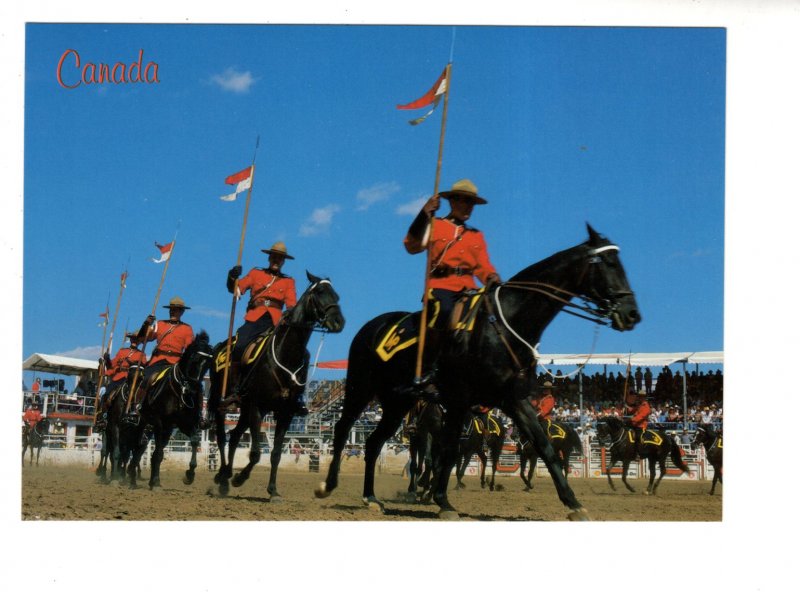 Large 5 X 7 inch RCMP, Royal Canadian Mounted Police Musical Ride