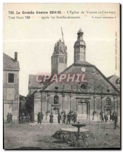 Old Postcard L & # Vienna 39eglise Chateau Militaria