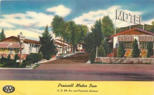 Postcard Arizona Prescott Motor Inn roadside Occupation Colorpicture 23-9205