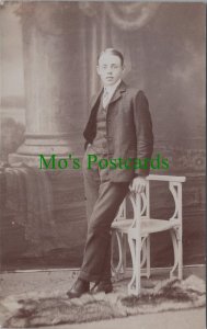 Ancestor Postcard - Men's Fashion, Young Male, Suited, Hairstyle RS33737