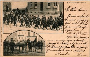 CPA PROVENCHERES - Arrivée au Cantonnement (455555)