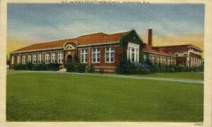 Jackson County High School - Marianna, Florida FL Postcard
