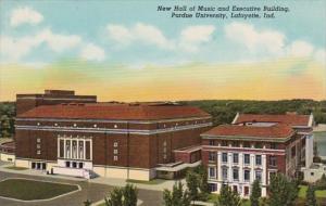 Indiana Lafayette New Hall Of Music & Executive Building Purdue University Cu...