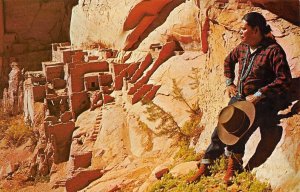 BETATAKIN RUIN Navajo Trail, AZ Native American Indian 1950s Vintage Postcard