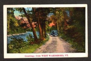 VT Greetings from WEST WARDSBORO VERMONT Postcard PC