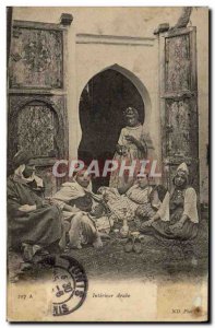 Old Postcard Interior Arabic