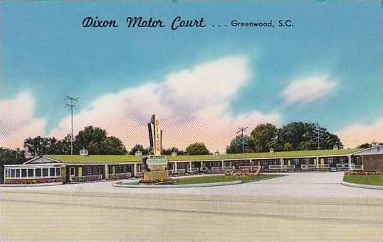 South Carolina Greenwood Dixon Motor Court
