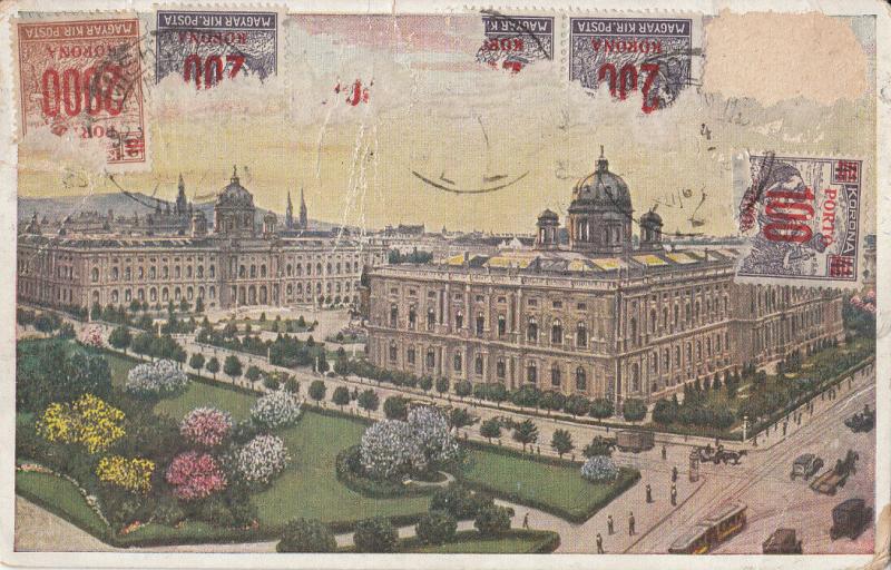 Austria Vienna museum early postcard