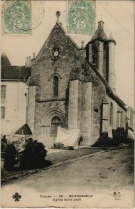 CPA Bourganeuf Eglise Saint-Jean FRANCE (1050157)