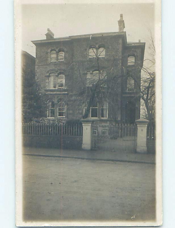 old rppc GATE BY OLD BUILDING Published In Bristol England UK HM1515