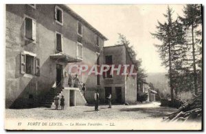 Old Postcard Foret de Lente The forestry house