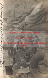 CA, Catalina Island, California, RPPC, Men Fishing on Boat, Photo