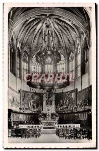 Postcard Modern Viviers sur Rhone Interior of the chapel and Goblins