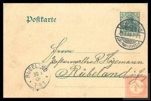 German Reichspost Postcard